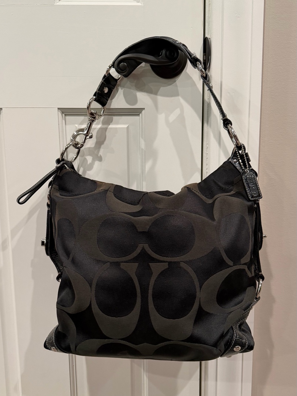 Coach signature vintage Carly hobo bag